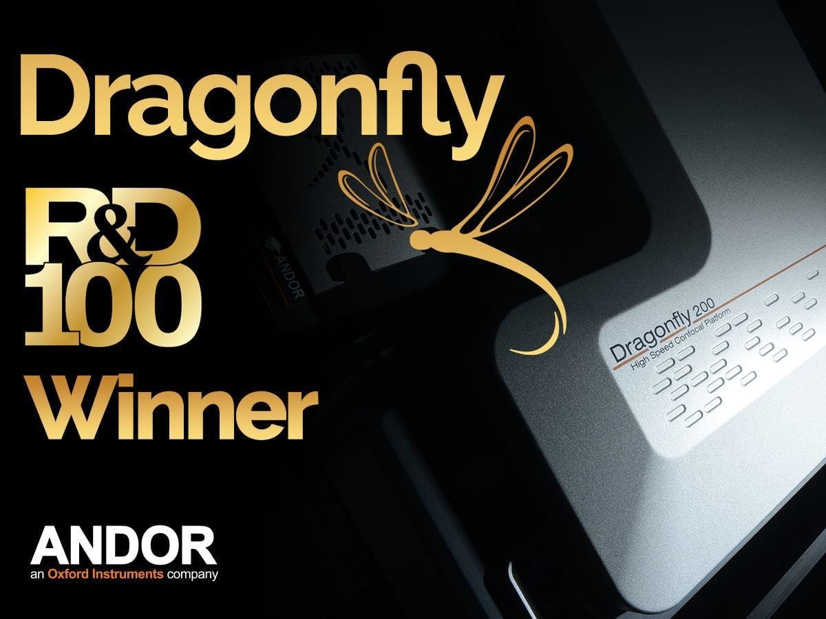 Andor Dragonfly Scoops R&D 100 Award